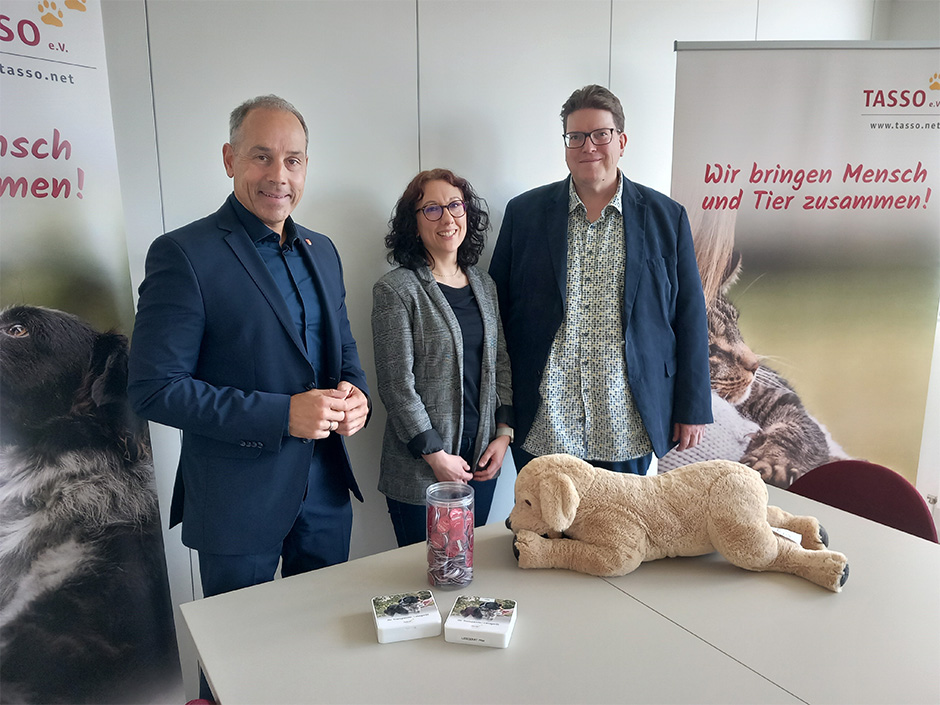 Eschborner Bürgermeister zu Besuch bei TASSO