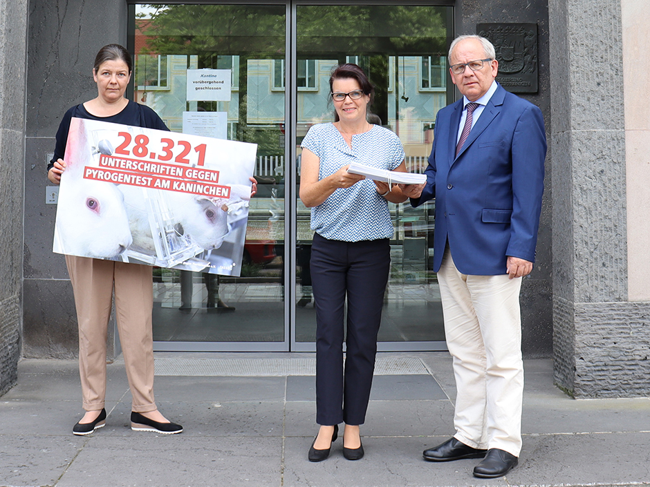 Dr. Johanna Walter, Dr. Cristeta Brause und Dr. Eugen Ehmann