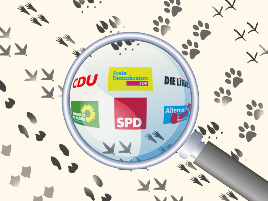 Die Parteien wurden zu ihrer Position im Tierschutz befragt.